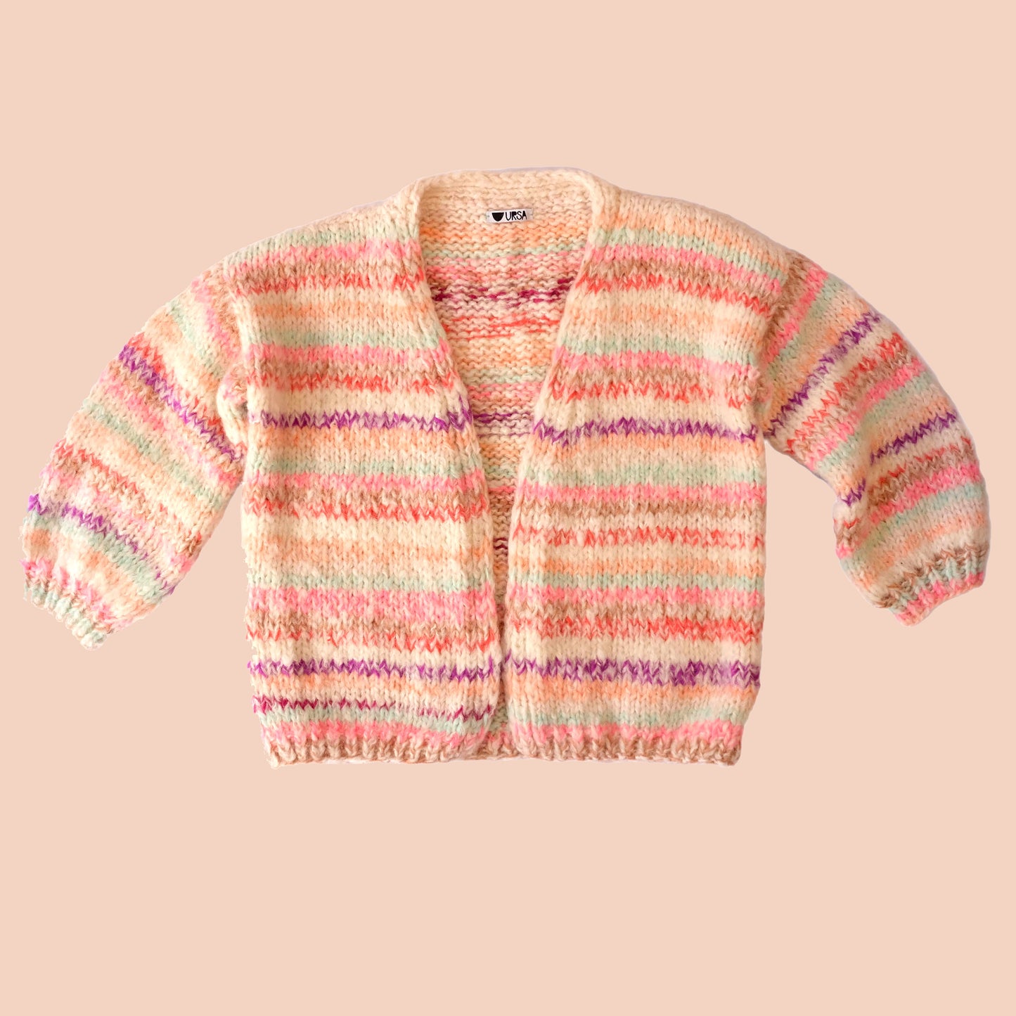 BOMBER chunky mohair cardigan