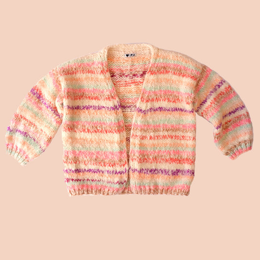 BOMBER chunky mohair cardigan