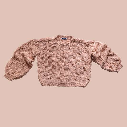 CANASTA weave knit pullover
