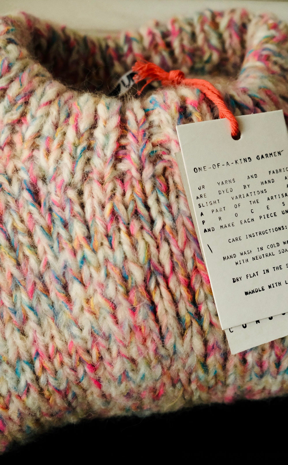 TALIA chunky mohair crew