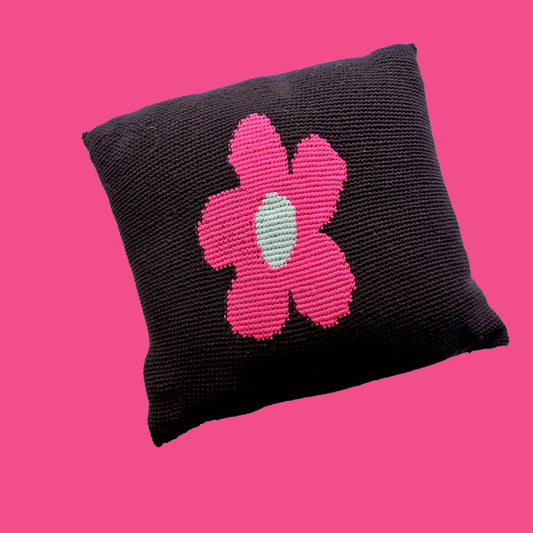 Flower power pillow