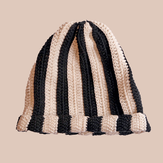 Crochet zero-waste beanie